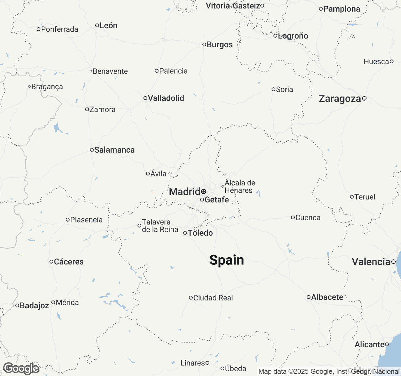 Map of Spain